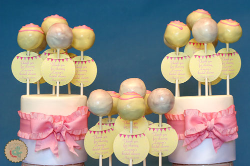 Lauren's Bridal Shower Cake Pops