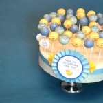 Blue and Ducky Baby Boy Cake Pops