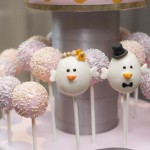 Pink Ombre and Gold Cake Pops